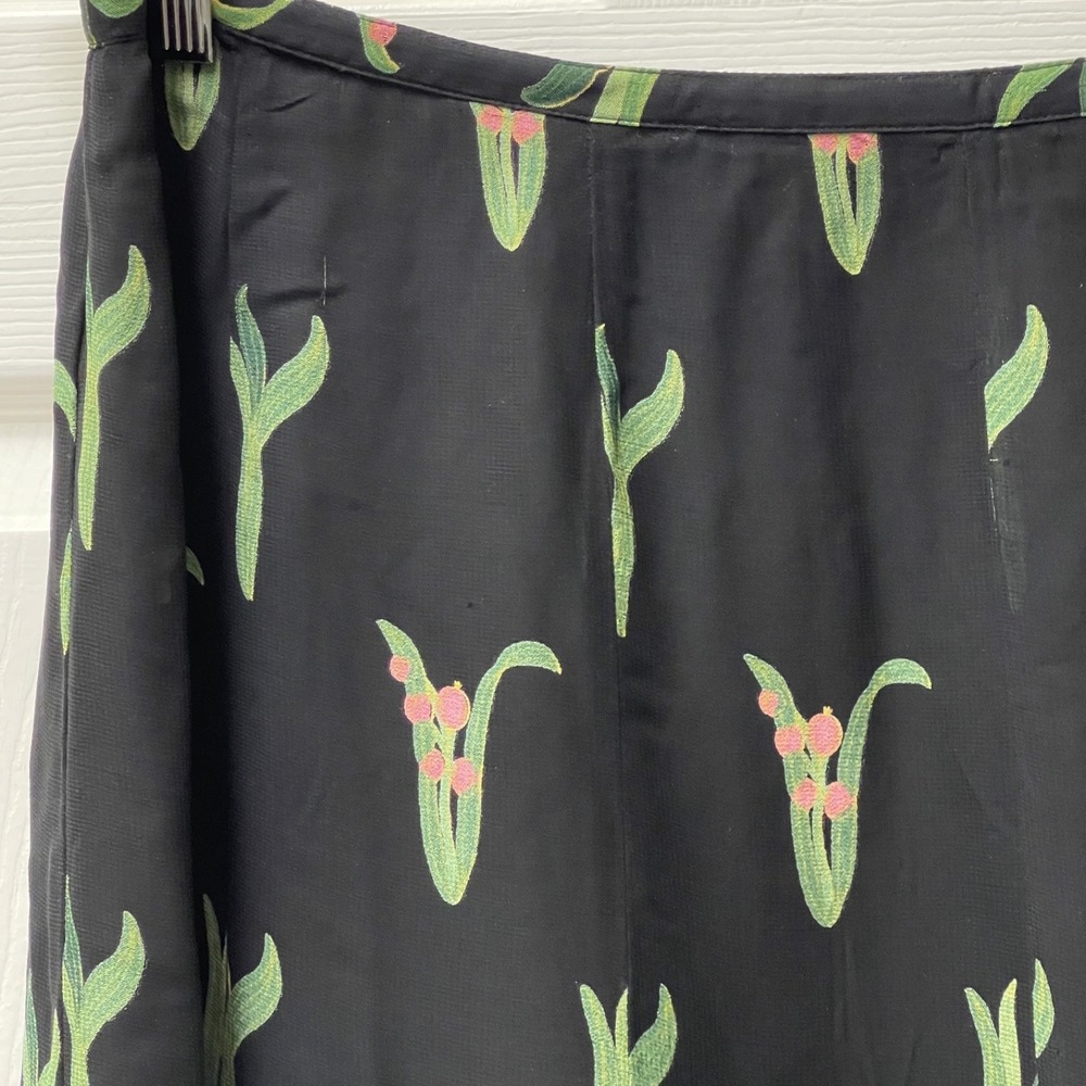 Vintage JM Collection Women's Skirt 14W Floral Garden Cottagecore Soft Dressing